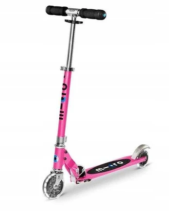 Micro Hulajnoga Sprite Pink LED
