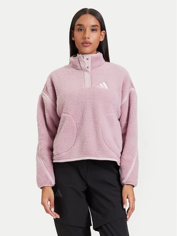 adidas Fliso džemperis Terrex Multi High Pile Fleece Pullover KS2335 Rožinė Regular Fit
