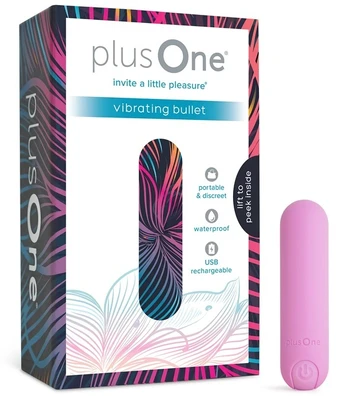 PlusOne Mini vibrator pink Moterims