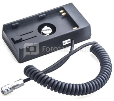 Caruba BMPCC 4K power supply cable with U60 battery adapter (Spring cable)
