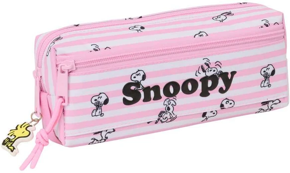 Safta Snoopy triple pencil case