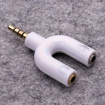 2-in-1 Ausinių ir Mikrofono Adapteris