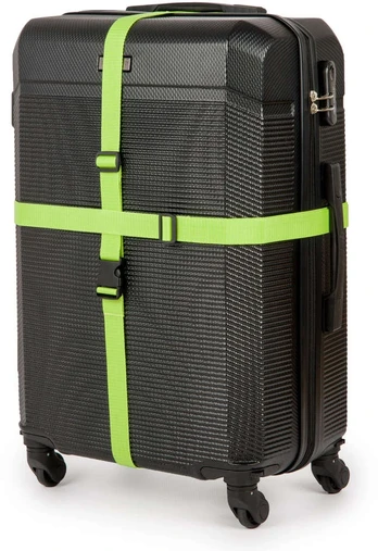 Solier Accessories Security luggage strap set for suitcase SA50 lime