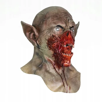 Latekso kaukė Green Zombie Vampire
