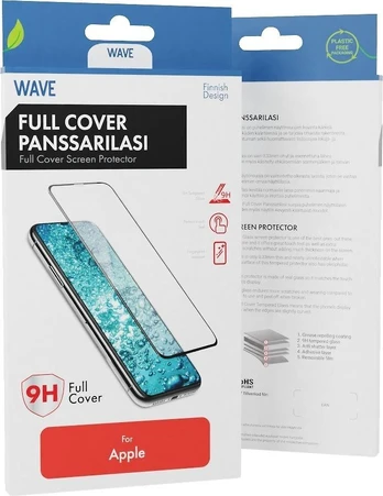 „Wave“ visas dangtelis, „iPhone 13/13 Pro“, juodas rėmelis