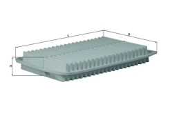 Oro filtras MAHLE LX1612 kaina