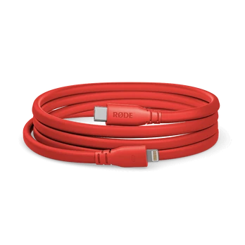 RODE SC19 - Kabelis USB-C - Lightning 1.5m Raudona