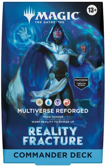 Magic The Gathering MTG - Reality Fracture - Commander Multiplayer Magic Deck: Multiverse Reforged
