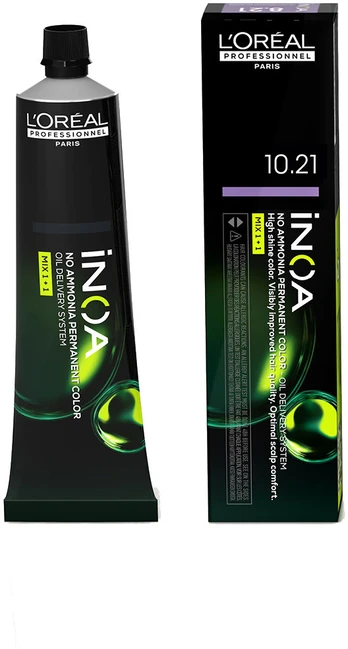 L'Oreal INOA be amoniako permanentinis dažiklis #10.21 60 gr