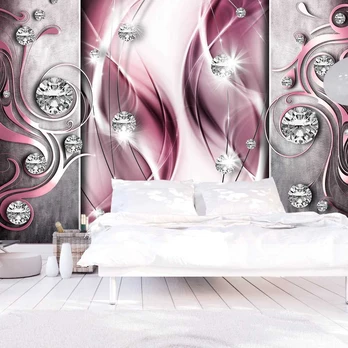Artgeist Fototapetas - Rožinė and Diamonds