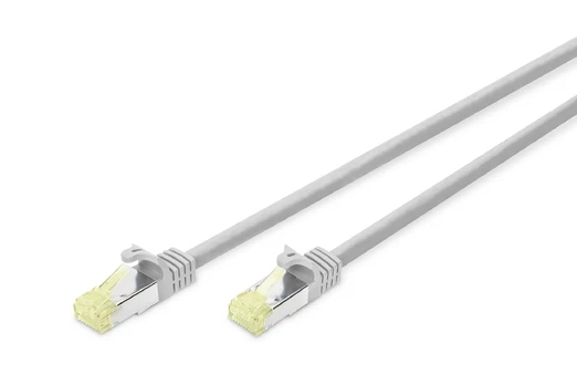 Digitus DIGITUS CAT 6A S/FTP Patchkabel Component Level 5.0m grau