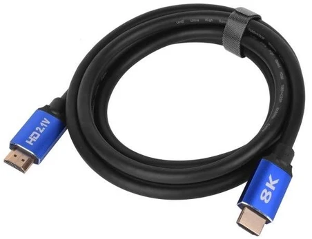 Kabelis iBOX HDMI 2.1, 2 m, mėlyna/juoda