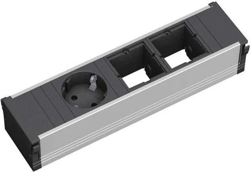 Bachmann maitinimo juostos 1 lizdas sidabrinis (912.002)