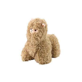 Plush Mascot Cuddly Toy Llama Beige 40 x 40cm
