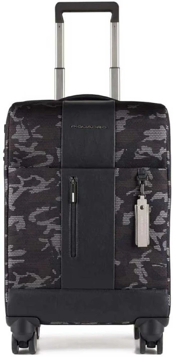 Kelioninis Piquadro, Four-Wheel, Cabin Textile Trolley, Camouflage