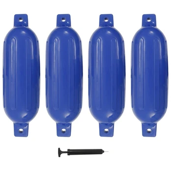 Valties bortų apsaugos, 4vnt., mėlynos, 58,5x16,5cm, PVC