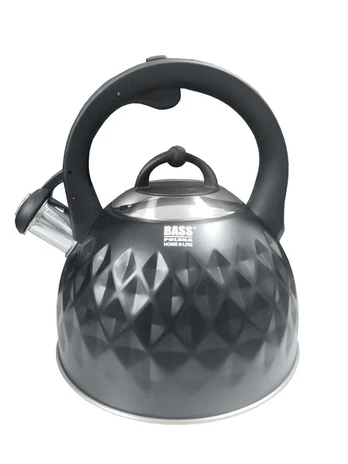 Nerūdijančio plieno virdulys, 3 l, su švilpuku