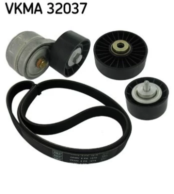 V formos rumbuotas diržas, komplektas SKF VKMA 32037