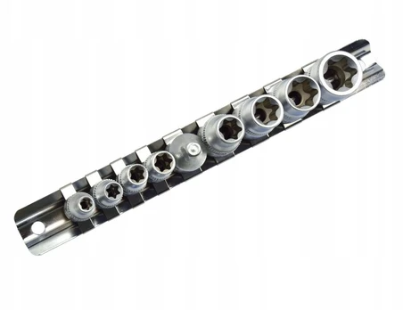 Geko E-torx Lizdiniai Raktai 1/4" 3/8" E5-e16 (9 vnt.)