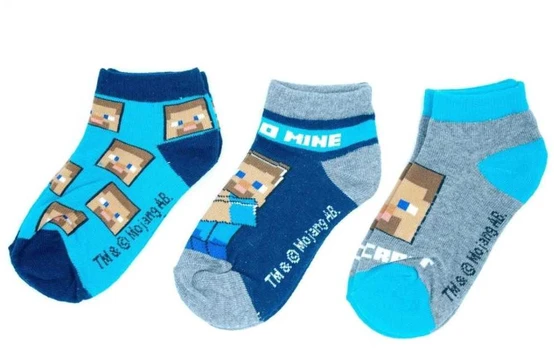 Minecraft vaikiškos nematomos kojinės 31/34
