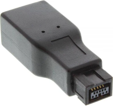 InLine Firewire 9 kontaktų – Firewire 6 kontaktų, Juodas (34600A)