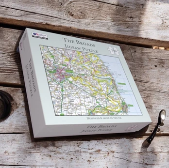 OS Map 500 Piece Premium Jigsaw Puzzle - The Broads
