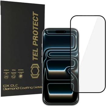 Apsauginis stiklas Tel Protect 10X HD DLC Diamond Coating skirtas Apple iPhone 17 Pro Max (envelope)