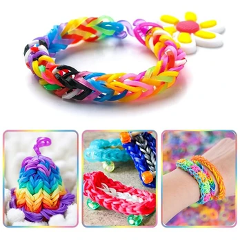 Elastinės juostelės, Random Color 500pcs*3packs