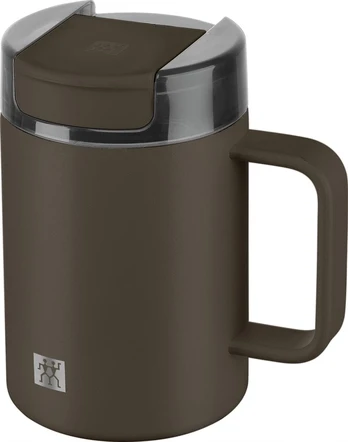 ZWILLING THERMO PLUS Termo puodelis su laikikliu - 380ml, ruda