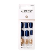 KISS Self-adhesive nails imPRESS Wannabe Star 30 pcs Moterims kaina