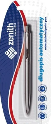 Zenith automatinis rašiklis Silver bls, metalinis, pilkos/sidabro spalvos