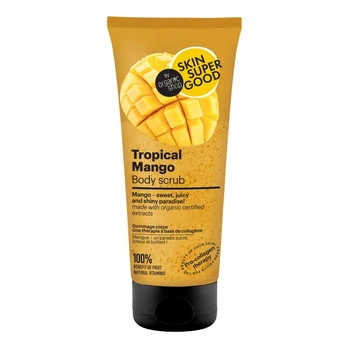 SKIN SUPER GOOD TROPICAL MANGO kūno šveitiklis, 200 ml