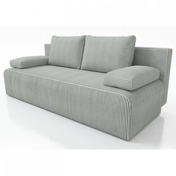 Sofa-lova Zoya, 201x137 cm, pilka