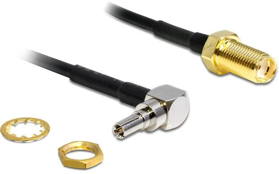 ADAPTER WLAN SMA(F)->CRC-9(M) KAMPINIS NA KABLU 20CM DELOCK
