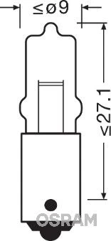 Lemputė, salono apšvietimas ams-OSRAM 64111