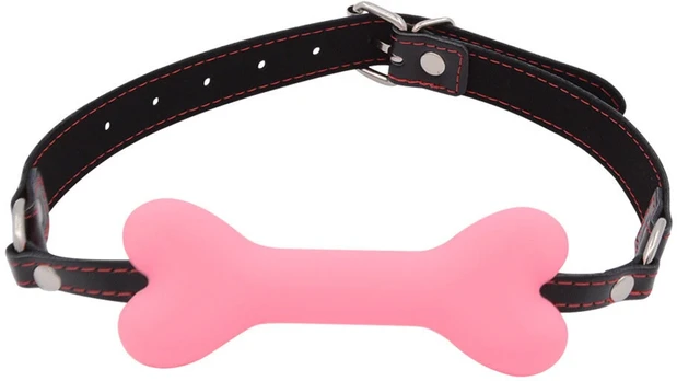Burnos kaulas Bone Gag, rožinis