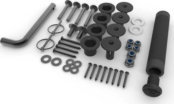 Berg Beach Wagon - Assembly Set Juodas
