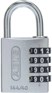 Spyna su kodu ABUS Silver Lock–Tag 144/40, sidabrinė kaina