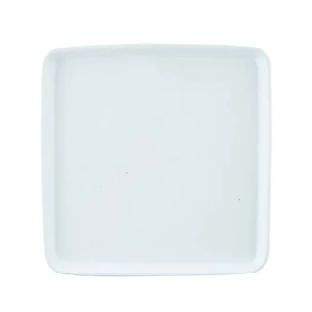 Pietų lėkštė AURORA, kvadratinė, baltos sp., 22 cm
