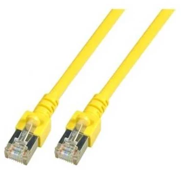 EFB RJ45 Patchkabel SF/UTP, Cat.5e, PVC, CCA, 15m, gelb