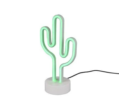 TRIO-Lighting Cactus LED balta galda lampa kaktuss