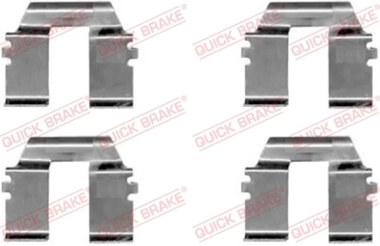QUICK BRAKE QB109-1232 Brake pad fitting kit