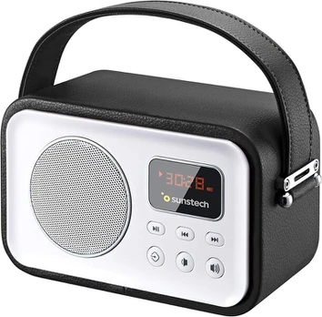 Sunstech Rpbt450bk retro bluetooth radijas - juodas