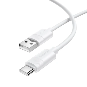 Oem Borofone Cable BX123 Leya - USB to Typ C - 36W 3A 1 metre baltas