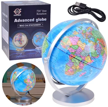 Jokomisiada Interactive globe 2 in 1 LAMP - illuminated, gyroscopic 20cm ZA6215