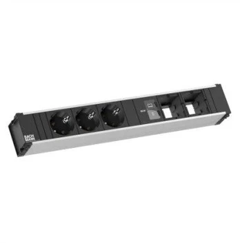 Maitinimo juosta Bachmann CONI 3xCEE7/3, 1xUSB C/C 65 W, 2xCM, ilgis 0,2 m