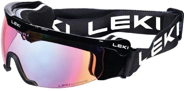 Leki LEKI Akiniai XC Shield juodi vaivorykštiniai