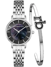 Rocco Barocco Laikrodis DAMSKI ROCCOBAROCCO BOXSET RB.4659L-05M(zo506e) kaina