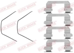 Priedų komplektas, diskinių stabdžių trinkelės QUICK BRAKE 109-1789 kaina
