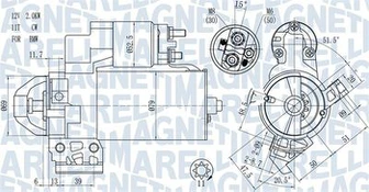 Starteris MAGNETI MARELLI 063721466010